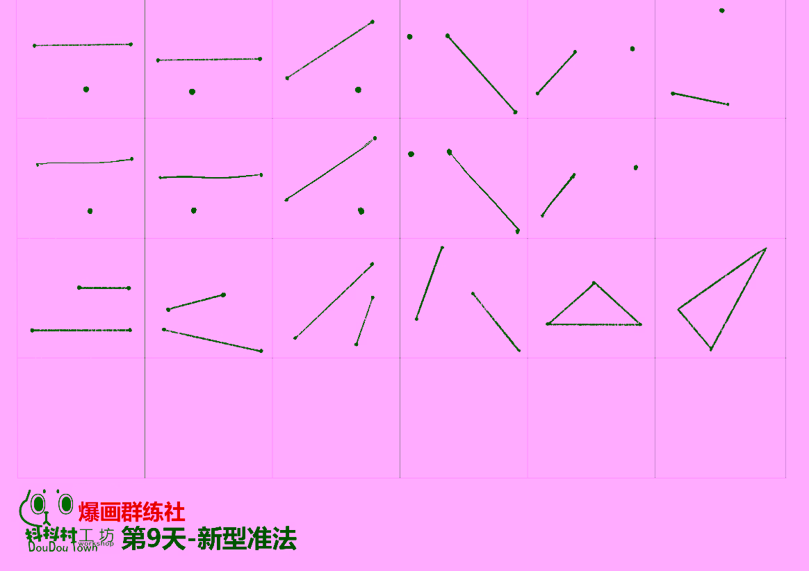 根据点位复现线条与图形